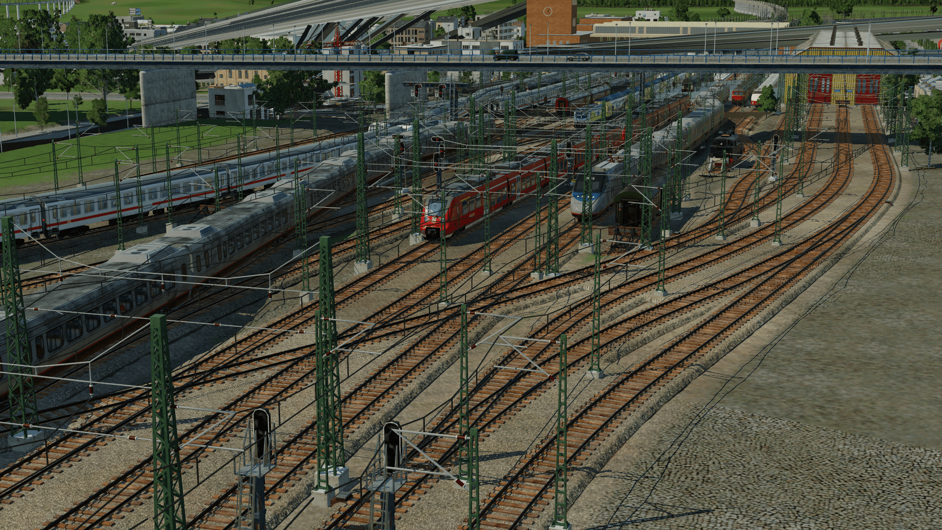 Der Bahnhof 1 auf der Karte