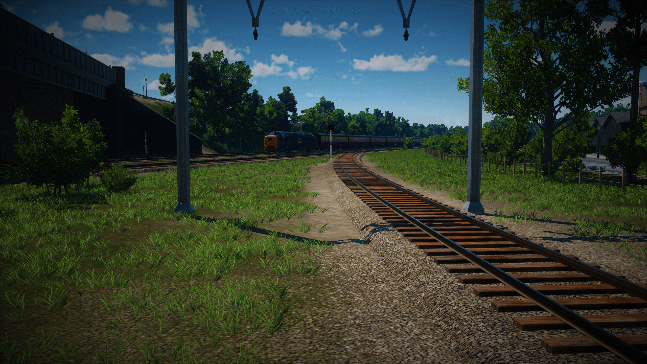 Class 55 at Colfax North Junction