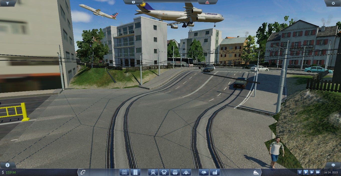 Verkehrsreiche Stadt