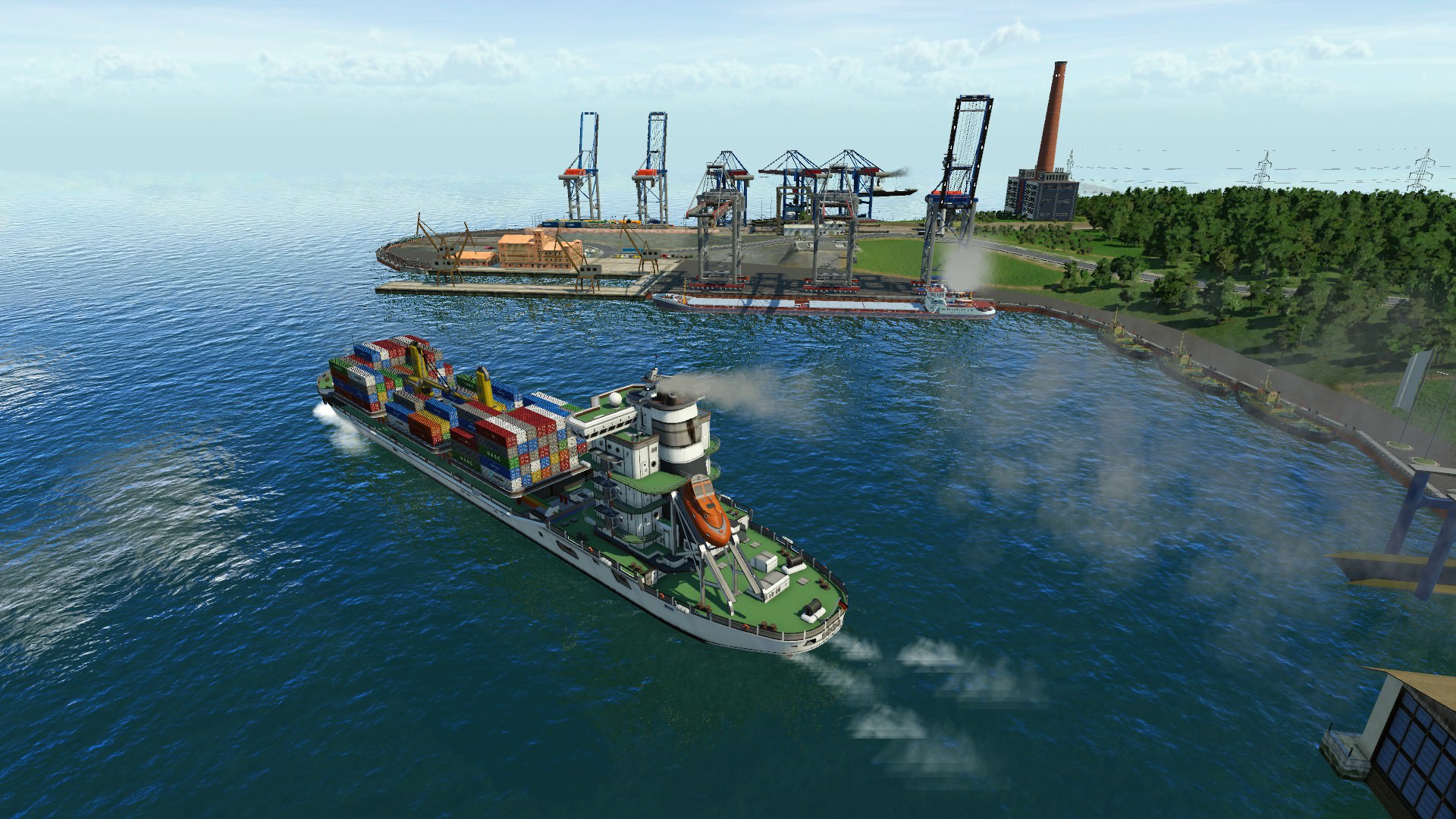 Containerschiff Unterwegs 1