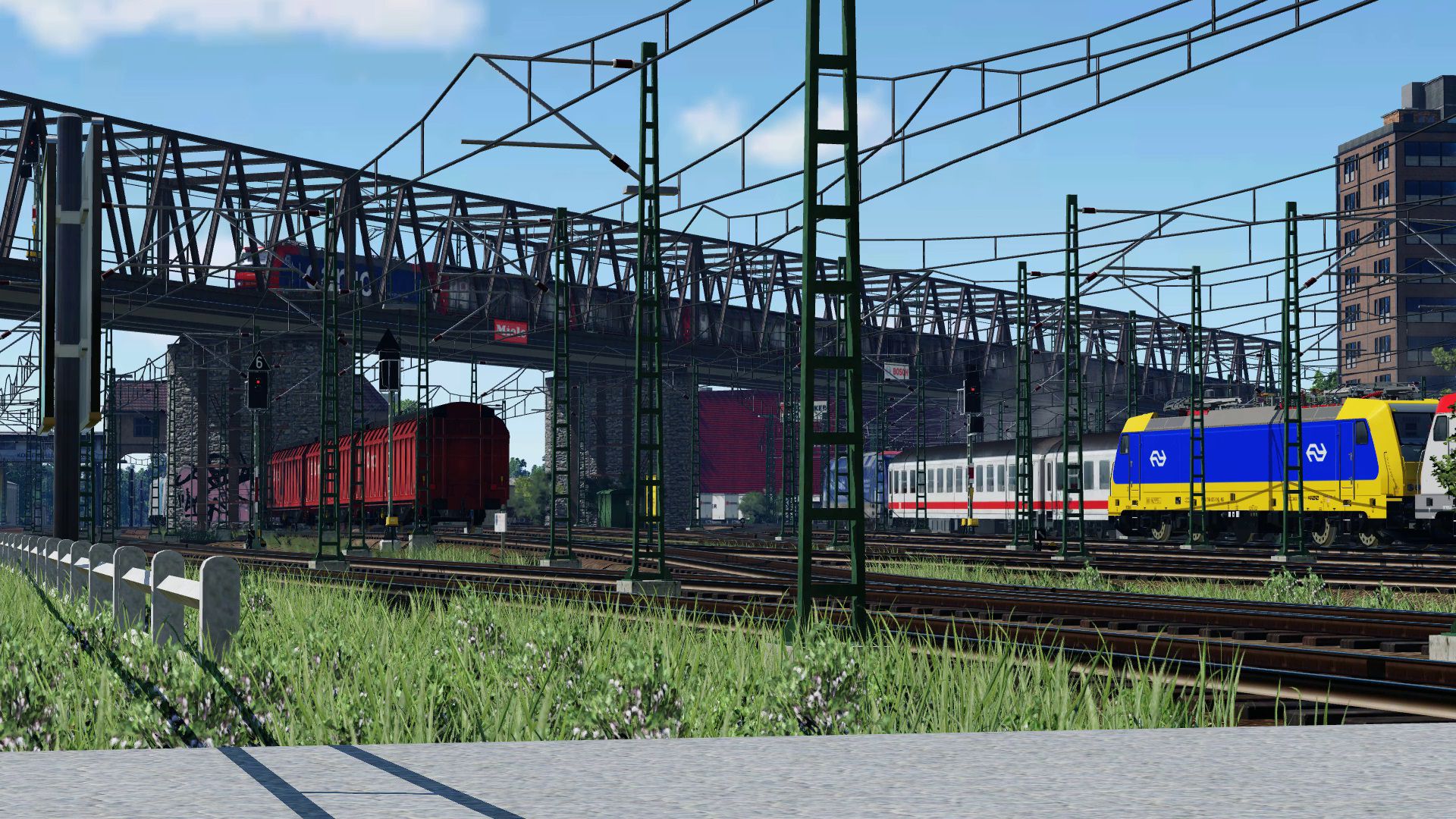 Blick vom HBF