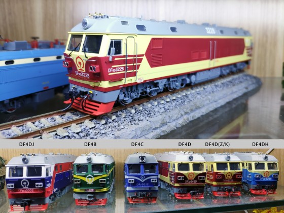 (1：87) DF4D Diesel Locomotive Model - the locomotive used to traction Kim Jong Un’s special train to Vietnam