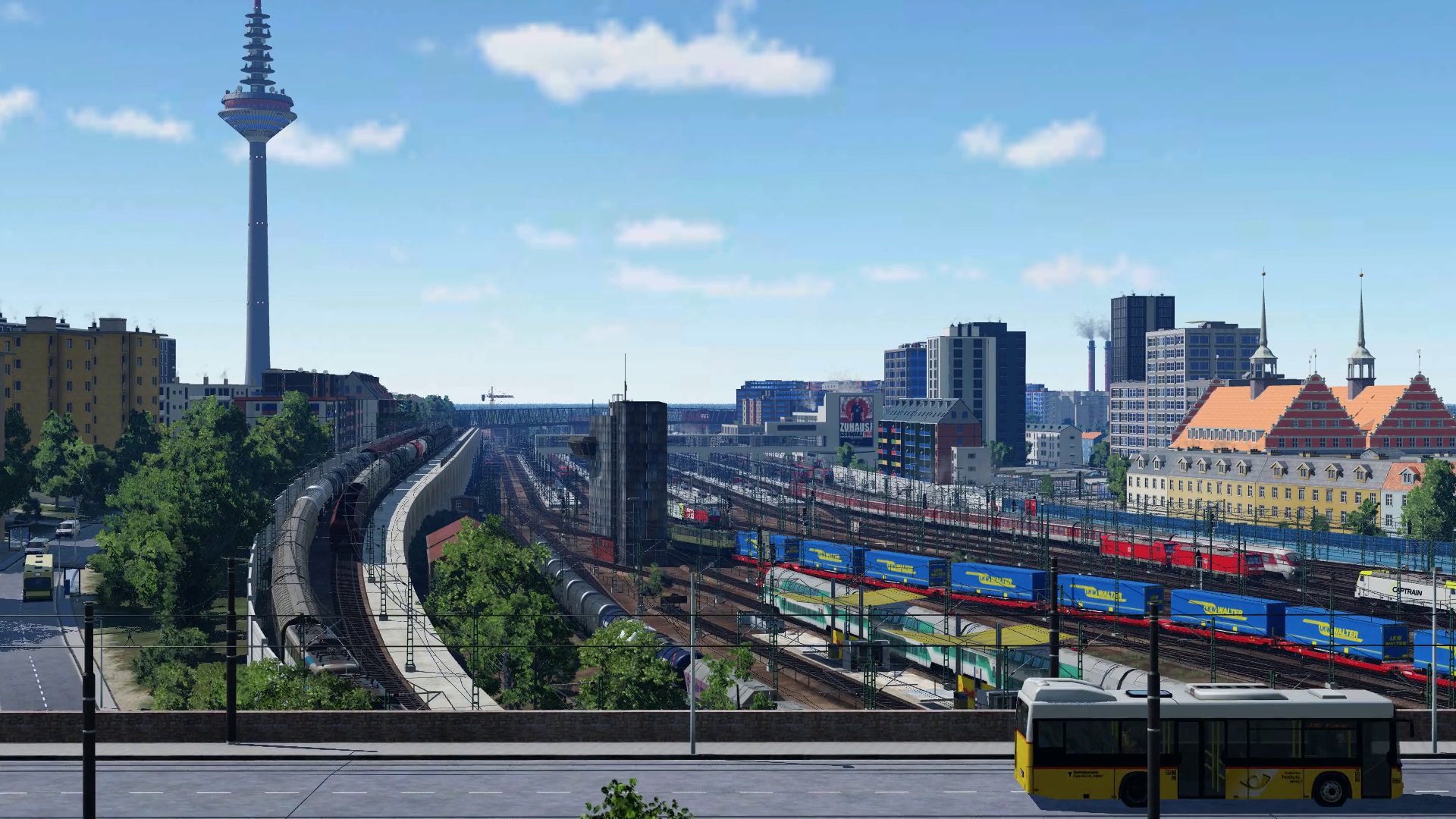 Blick auf den HBF Dresden