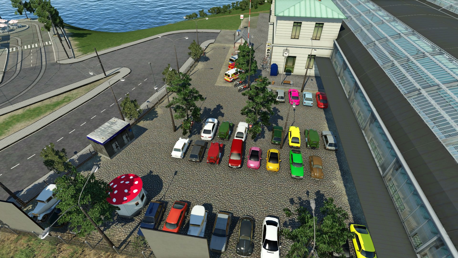 Parkplatz Sparta BHF langsam fertig 2