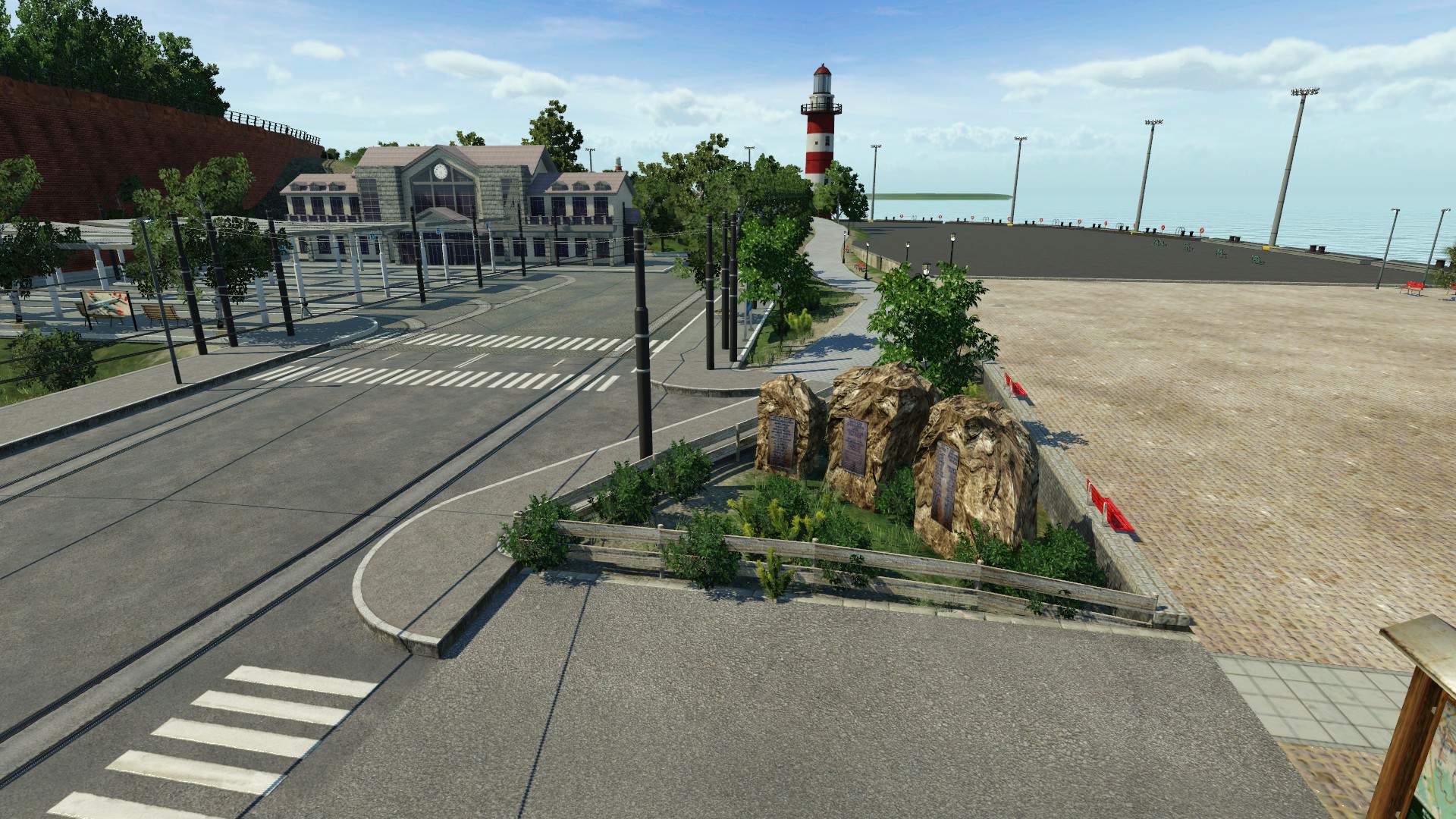 Gedenksteine am Hafen 1