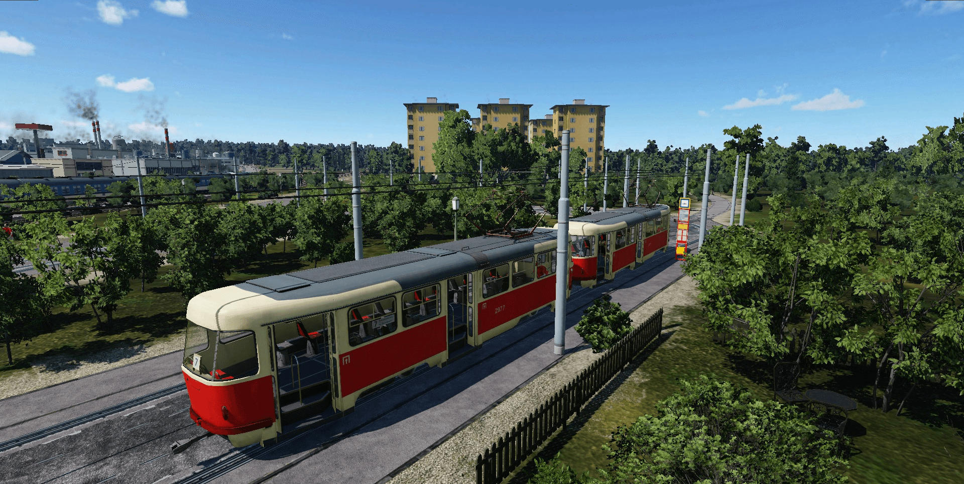 Straßenbahnwendeschleife in der Vorstadt