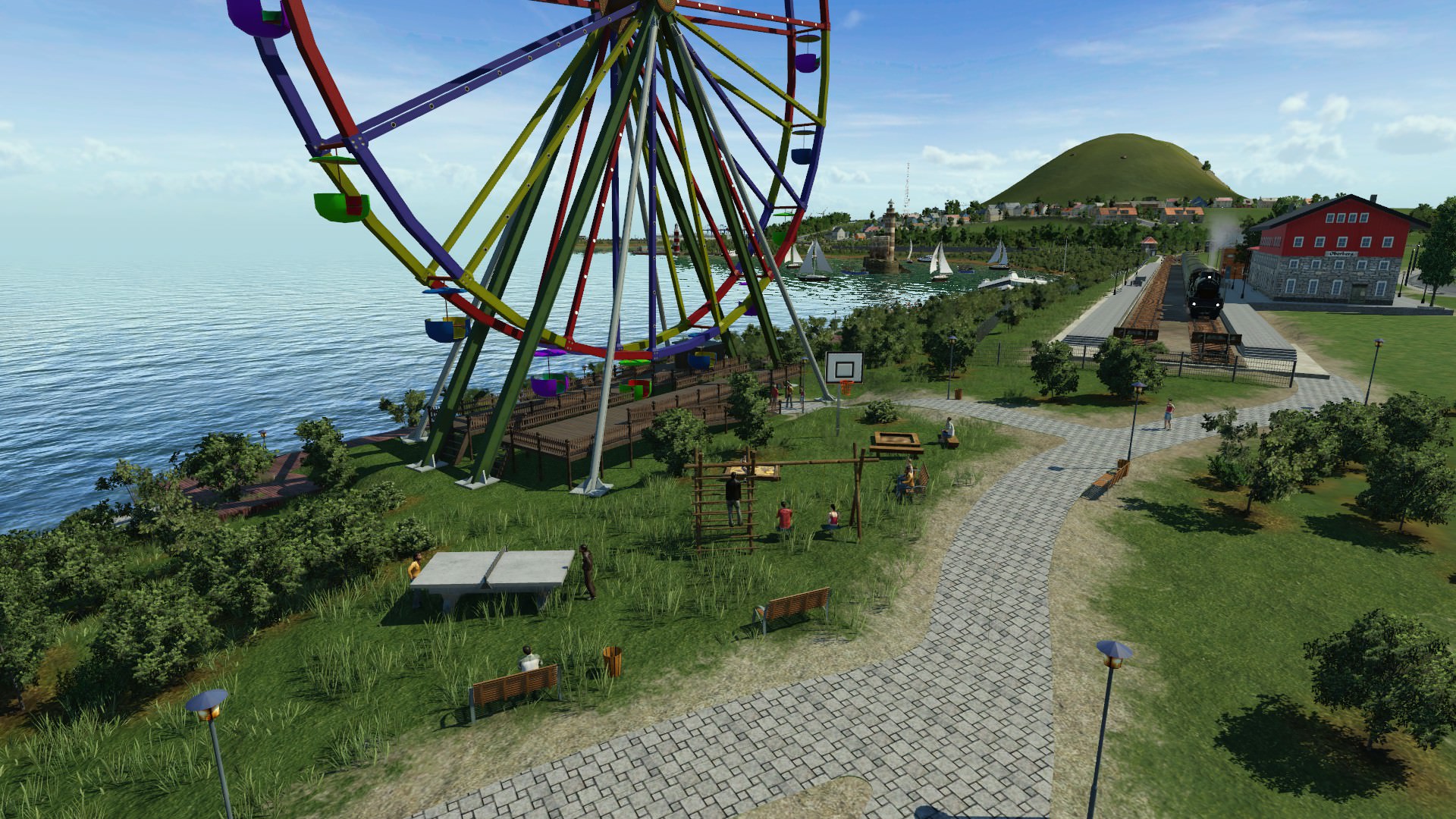 Spielplatz vorm Riesenrad