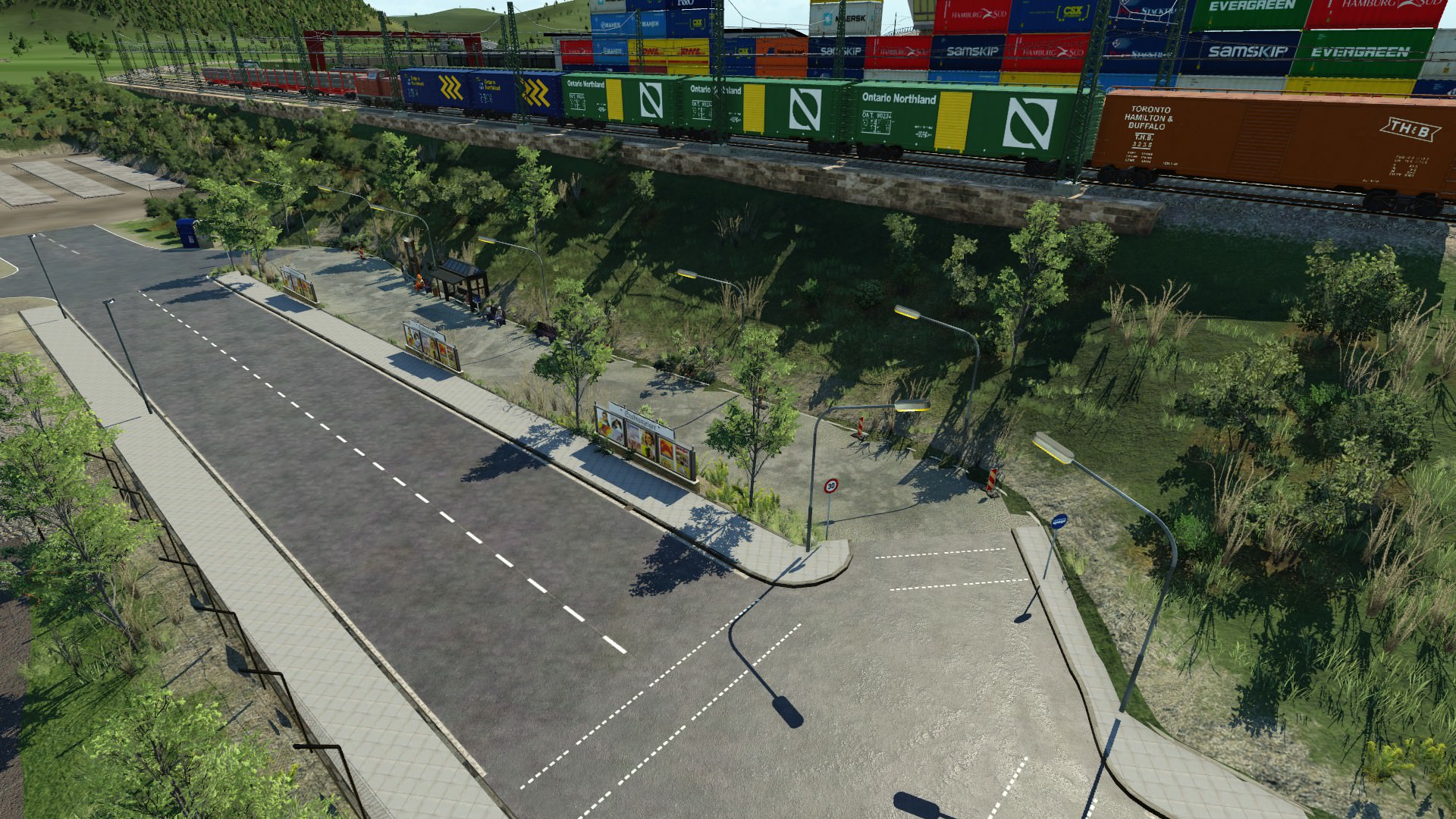 Atina Güter Hafen Bus Endhaltestelle 2