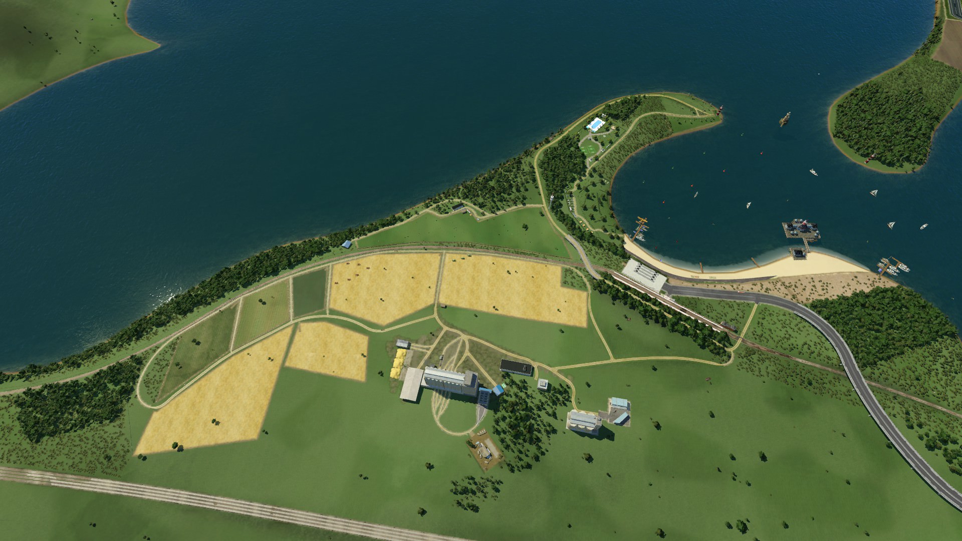 Bauer Ackermann, Strandbad und Campingplatz