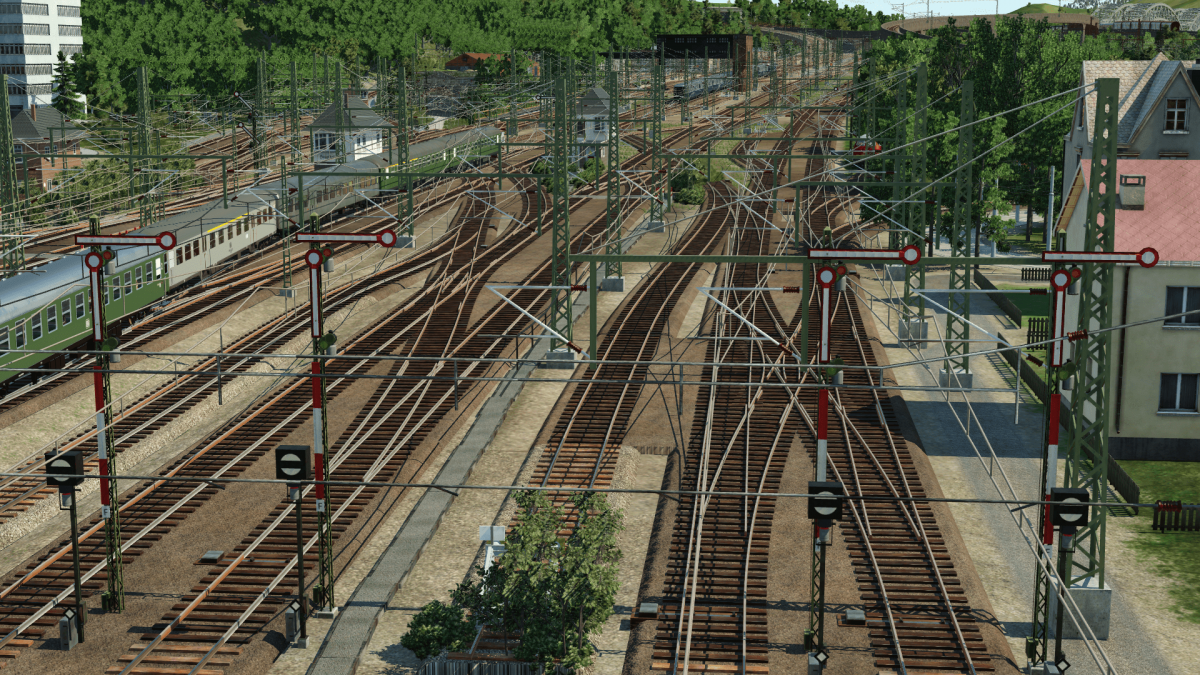Blick auf das Gleisvorfeld 2