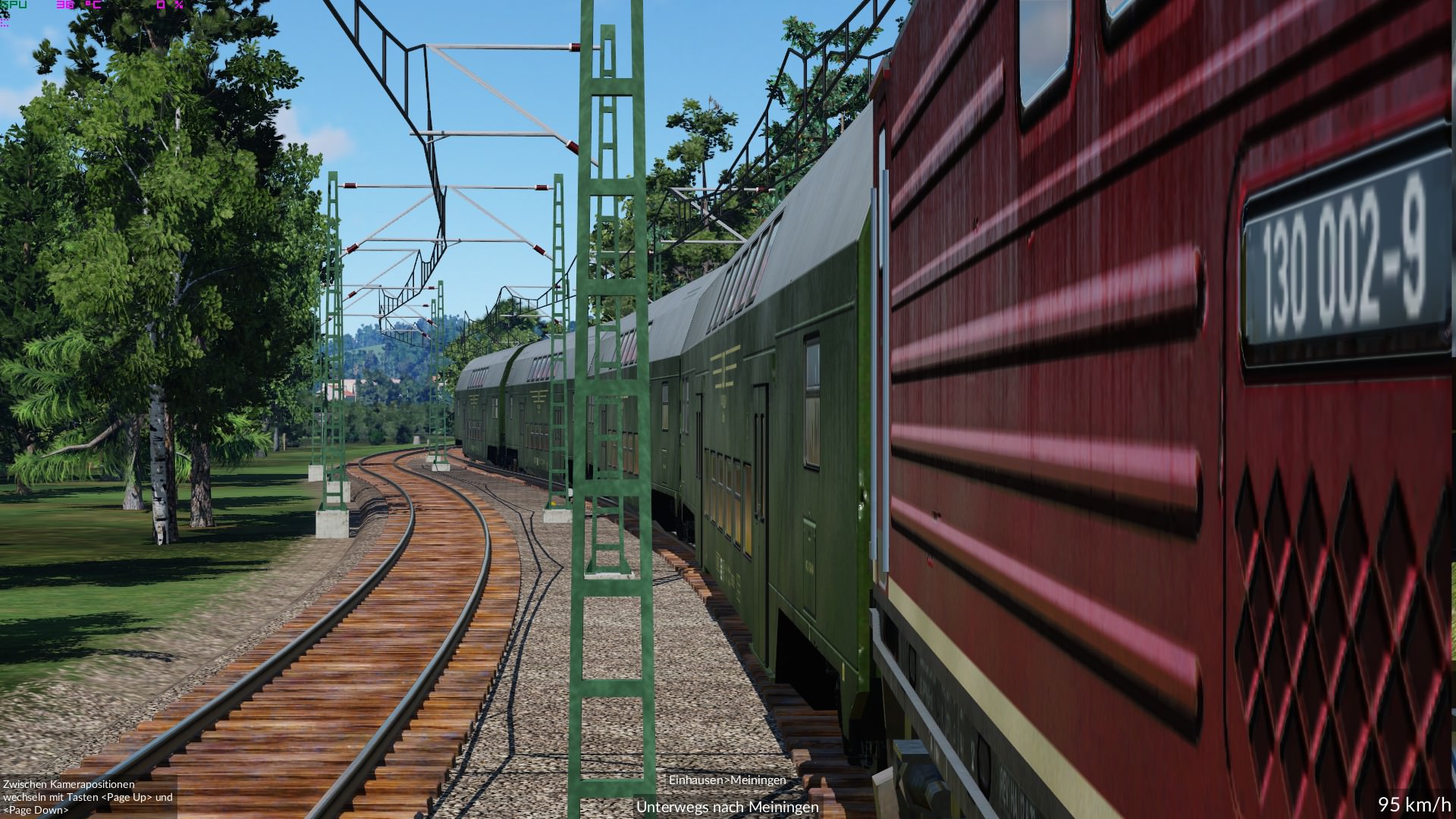 Ludmilla und Doppelstockwagen