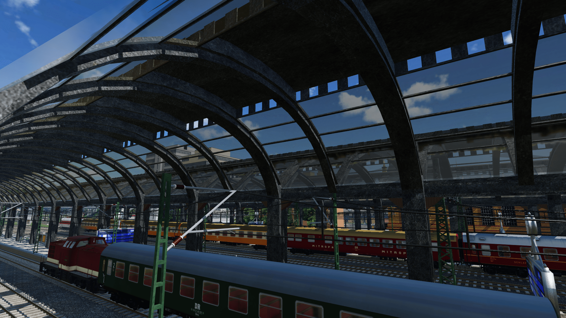ein Blick in den Bahnhof