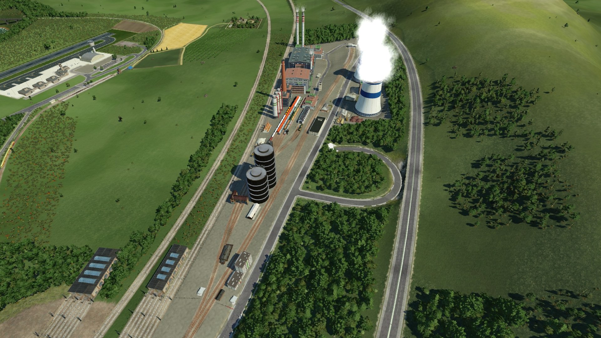 Kavala Industrie Gebiet