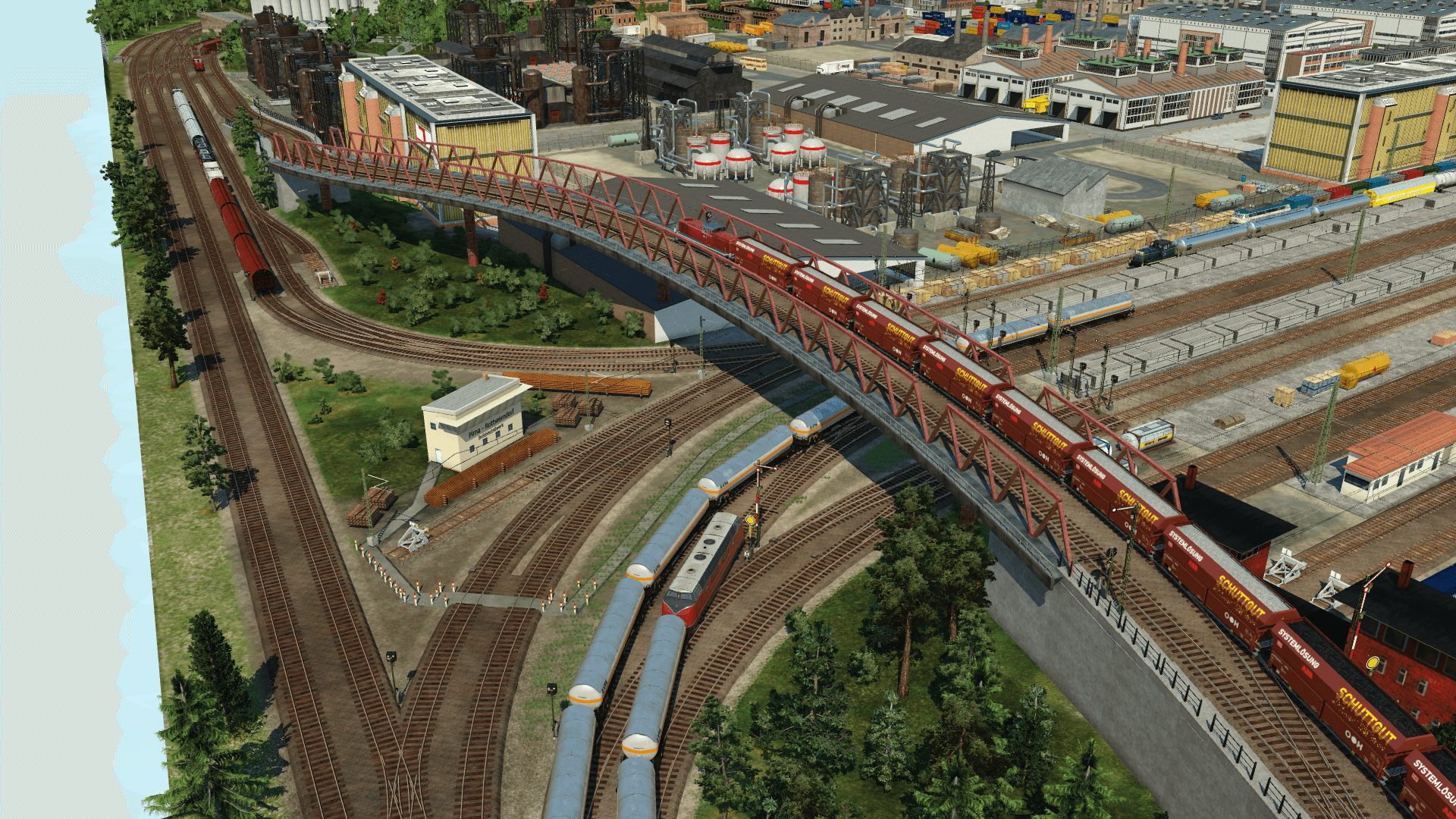 Rangierbahnof in Löhne Idustriegebiet 3