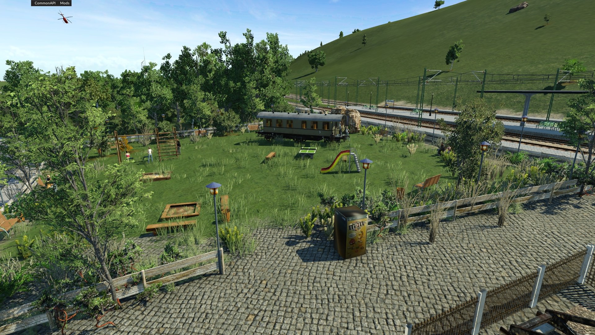 Noch eine Idee Alter Personen Wagon auf dem Spielplatz 1