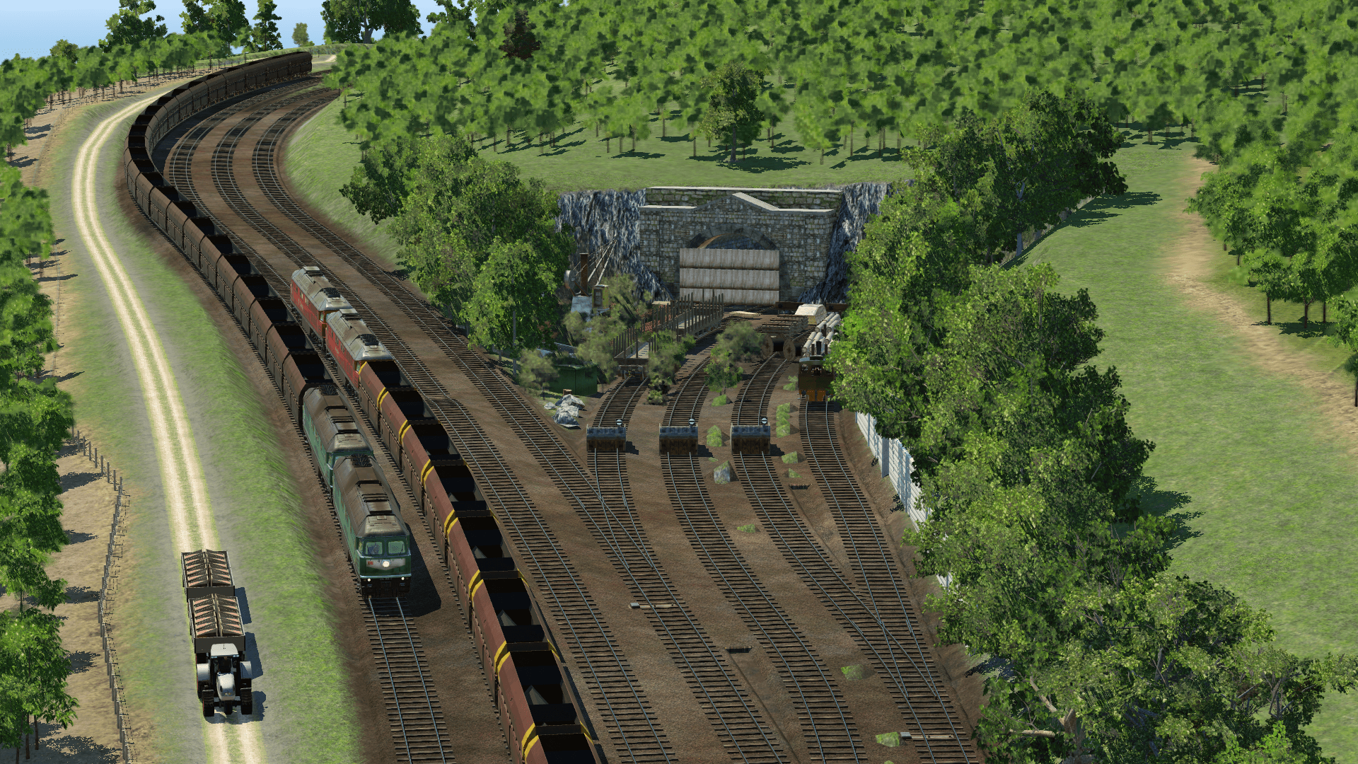 Der Transport aus der Mine läuft nicht wie geplant...