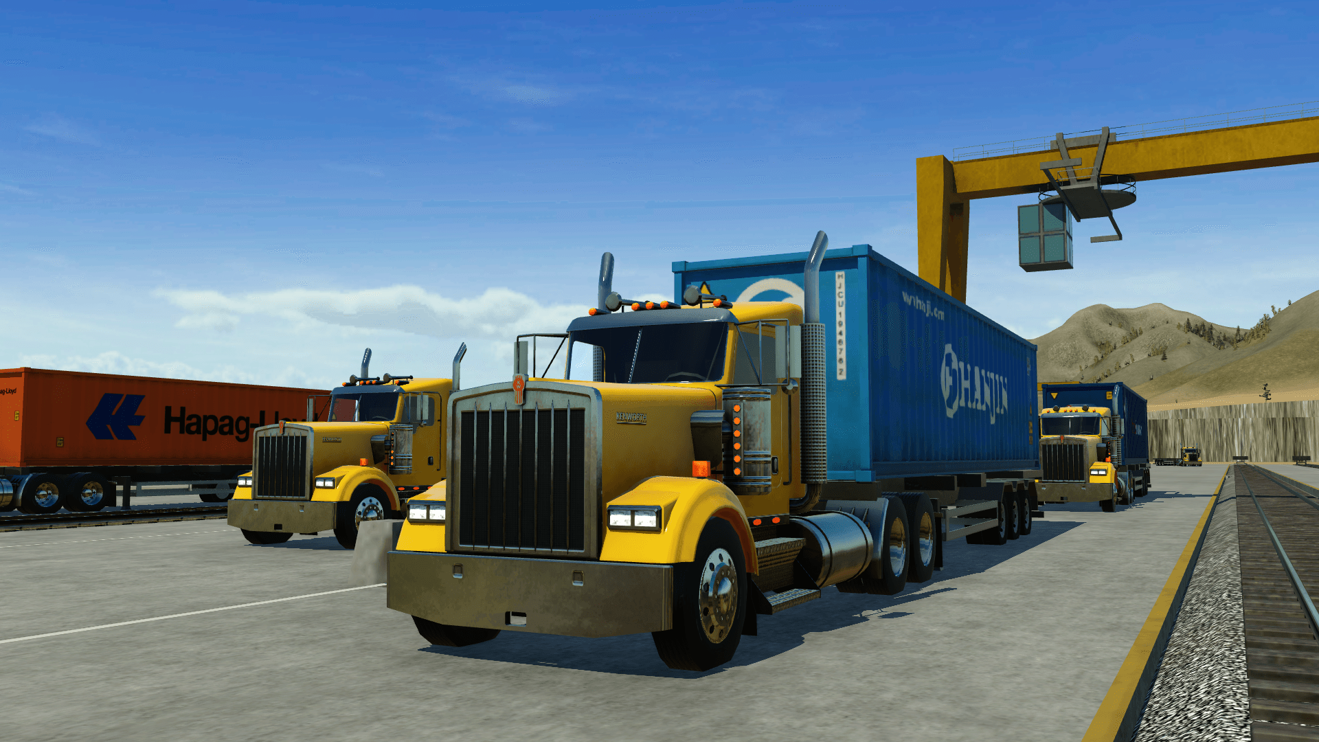 Voller Betrieb im Intermodal Yard