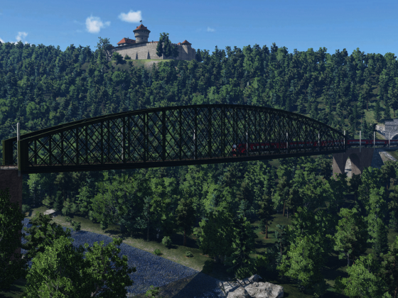 Neue Brücke vor Hohenweiler