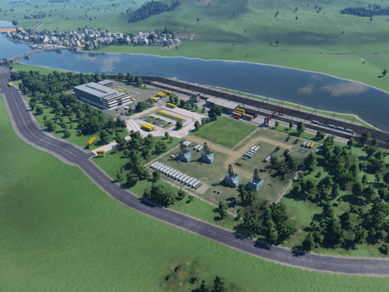 Der Hauptgüterbahnhof ist fertiggestellt