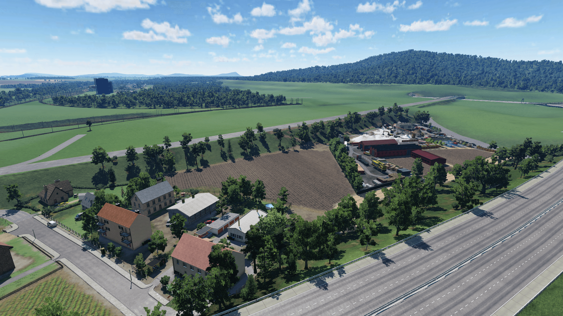Aussicht nach Süden - Landschaftsbauer Wustermark
