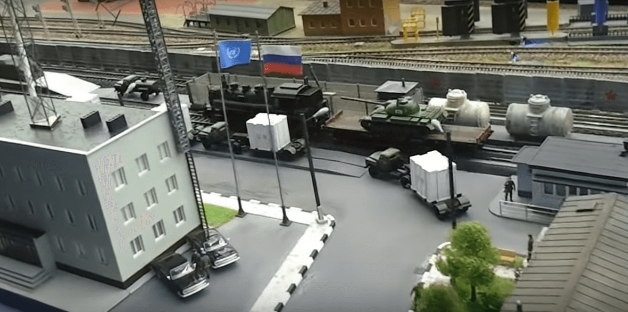 Layout von Russland in St. Petersburg