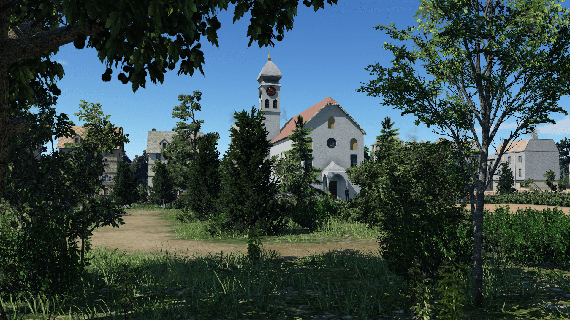Church in American city, 1850. #3