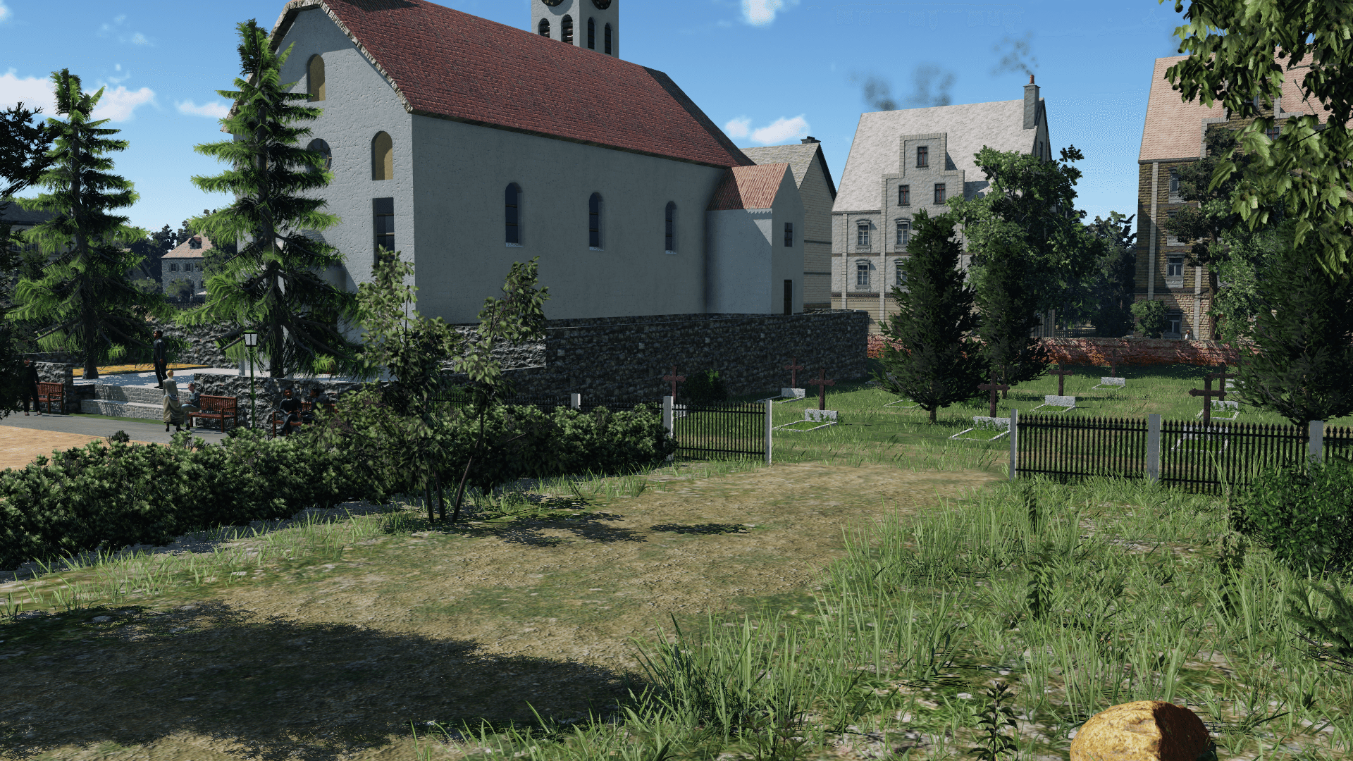 Church in American city, 1850. #2