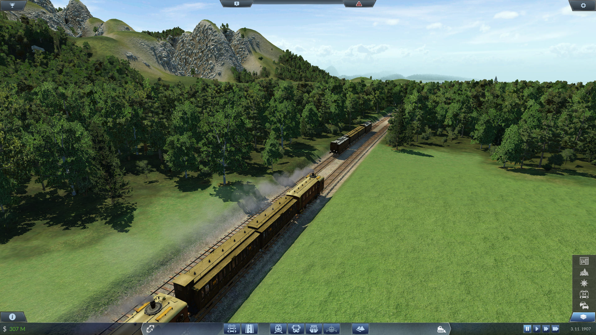 Two unusual trains meets