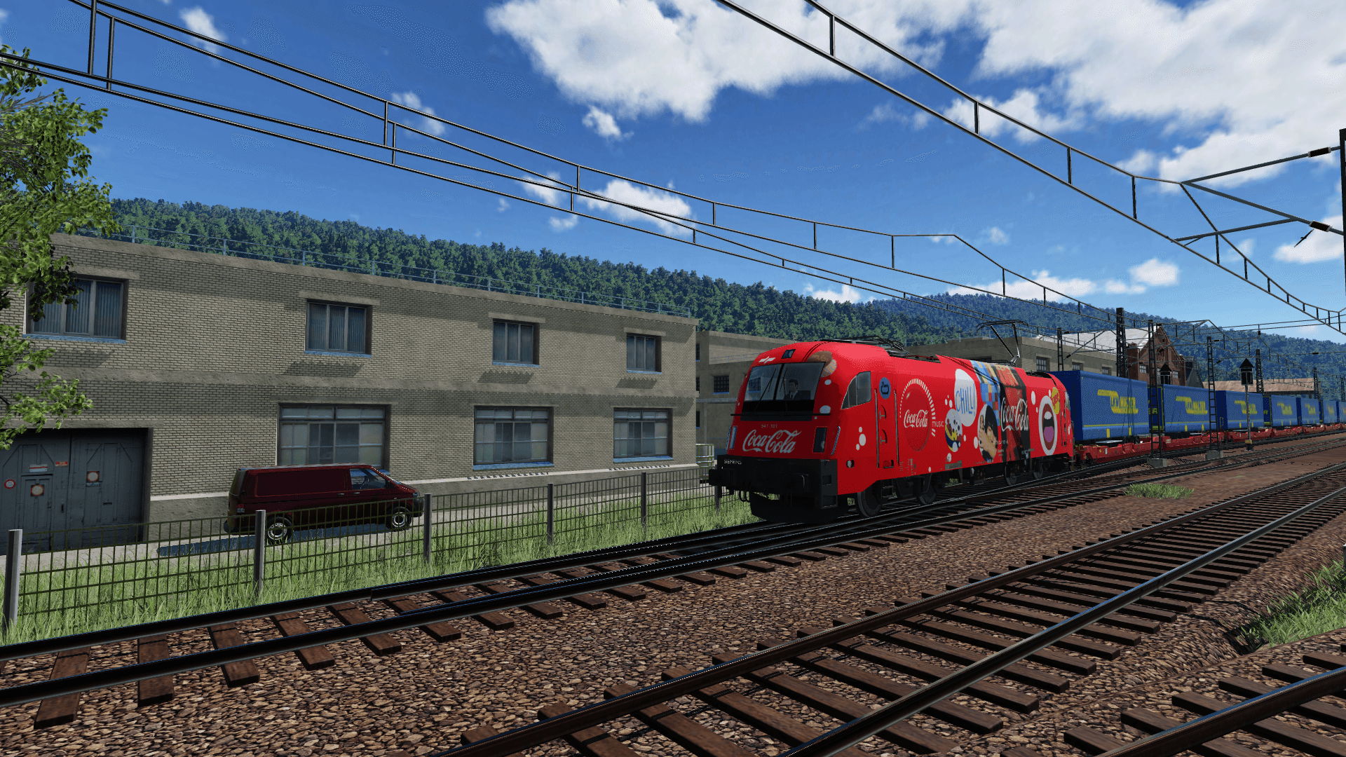 Cola zug unterwegs ...