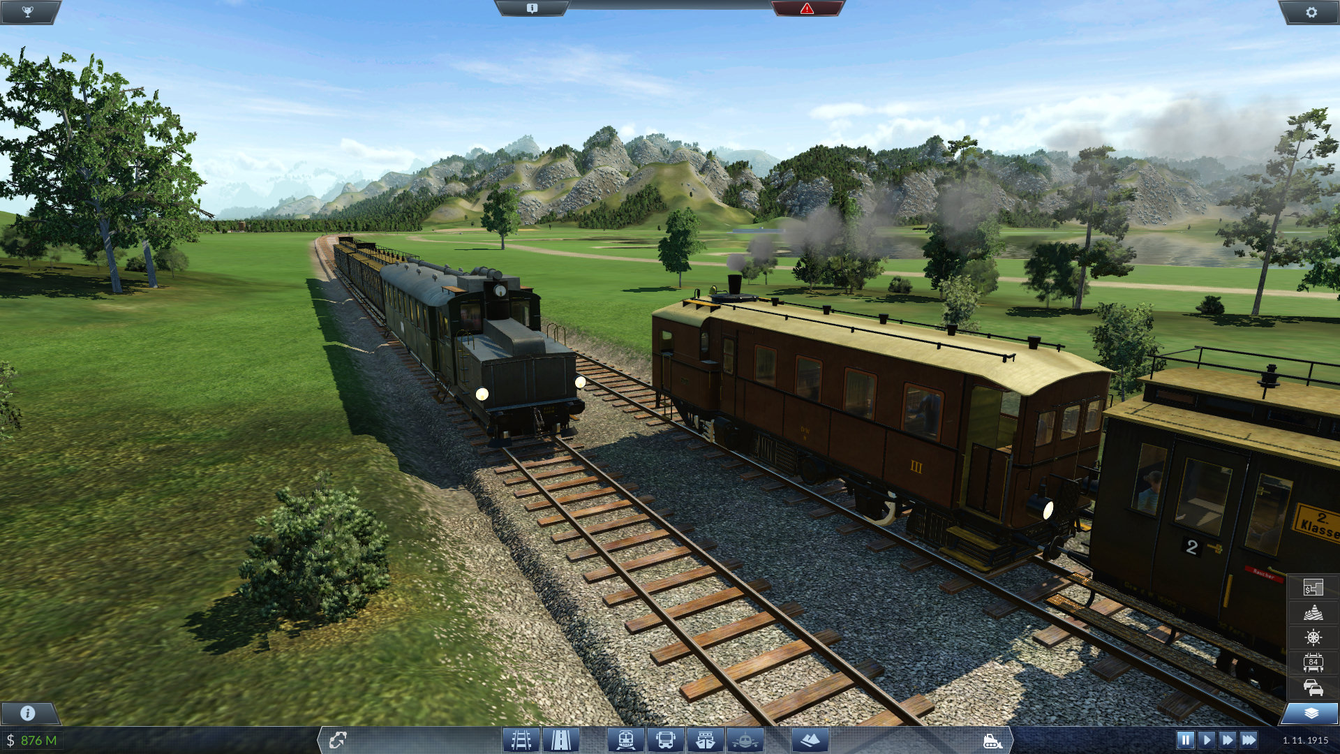 Diesel meets steam.
