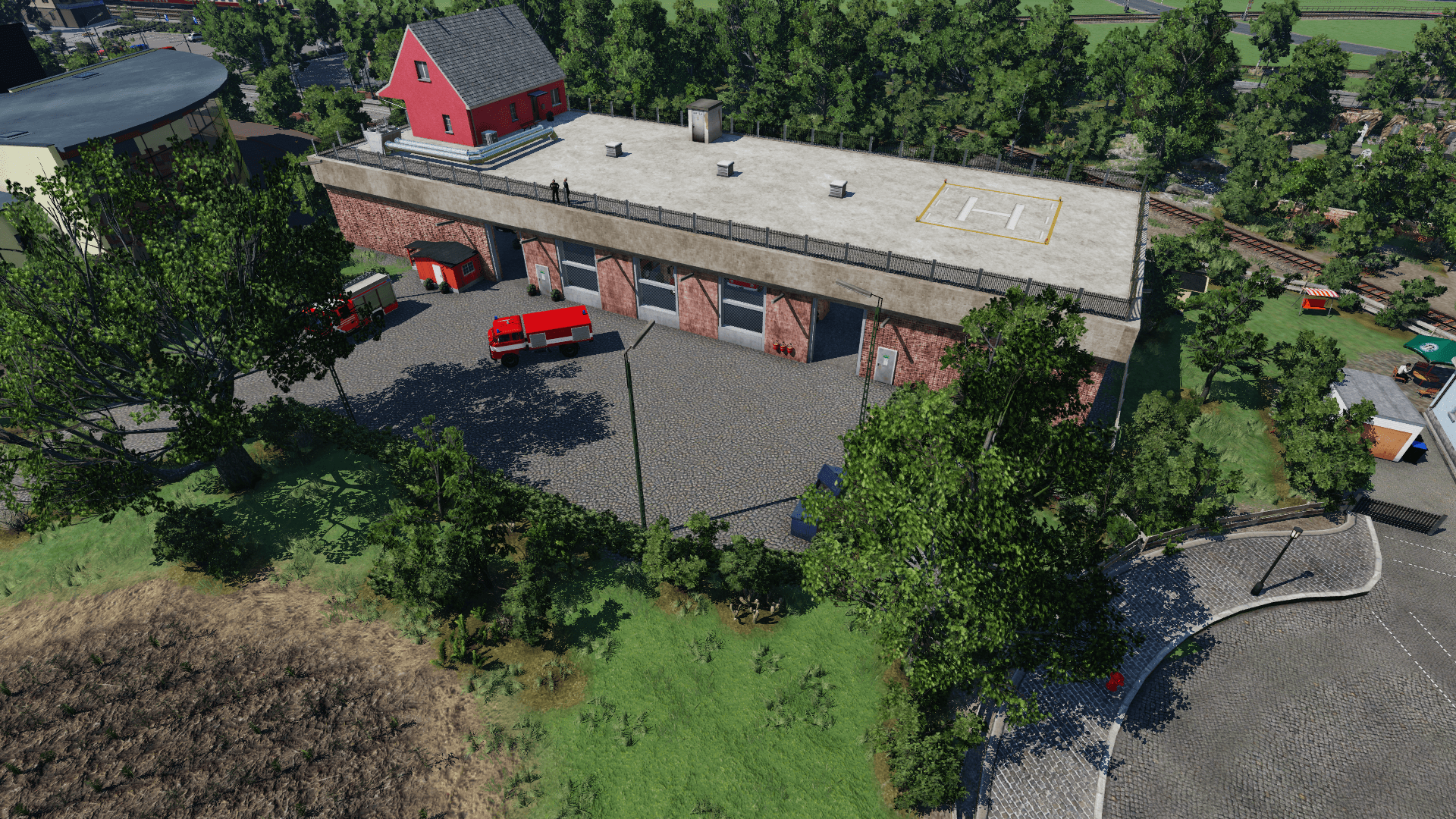 Feuerwehrdepot (aktiv befahren; entstanden aus Deko und Assets)