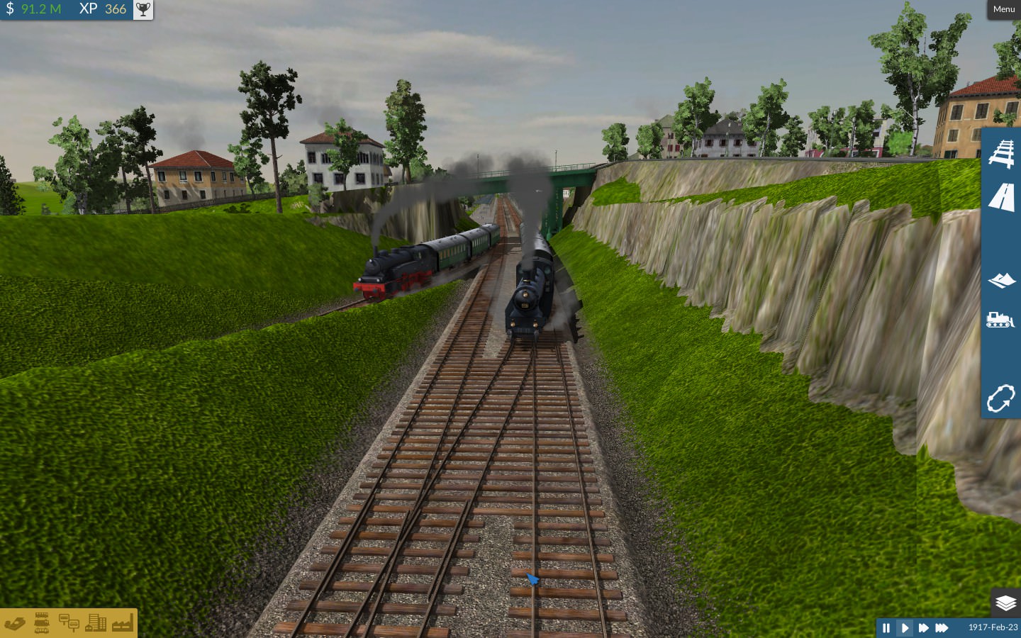 Die S-Bahn nach Newton-abbit und die IC nach Holt