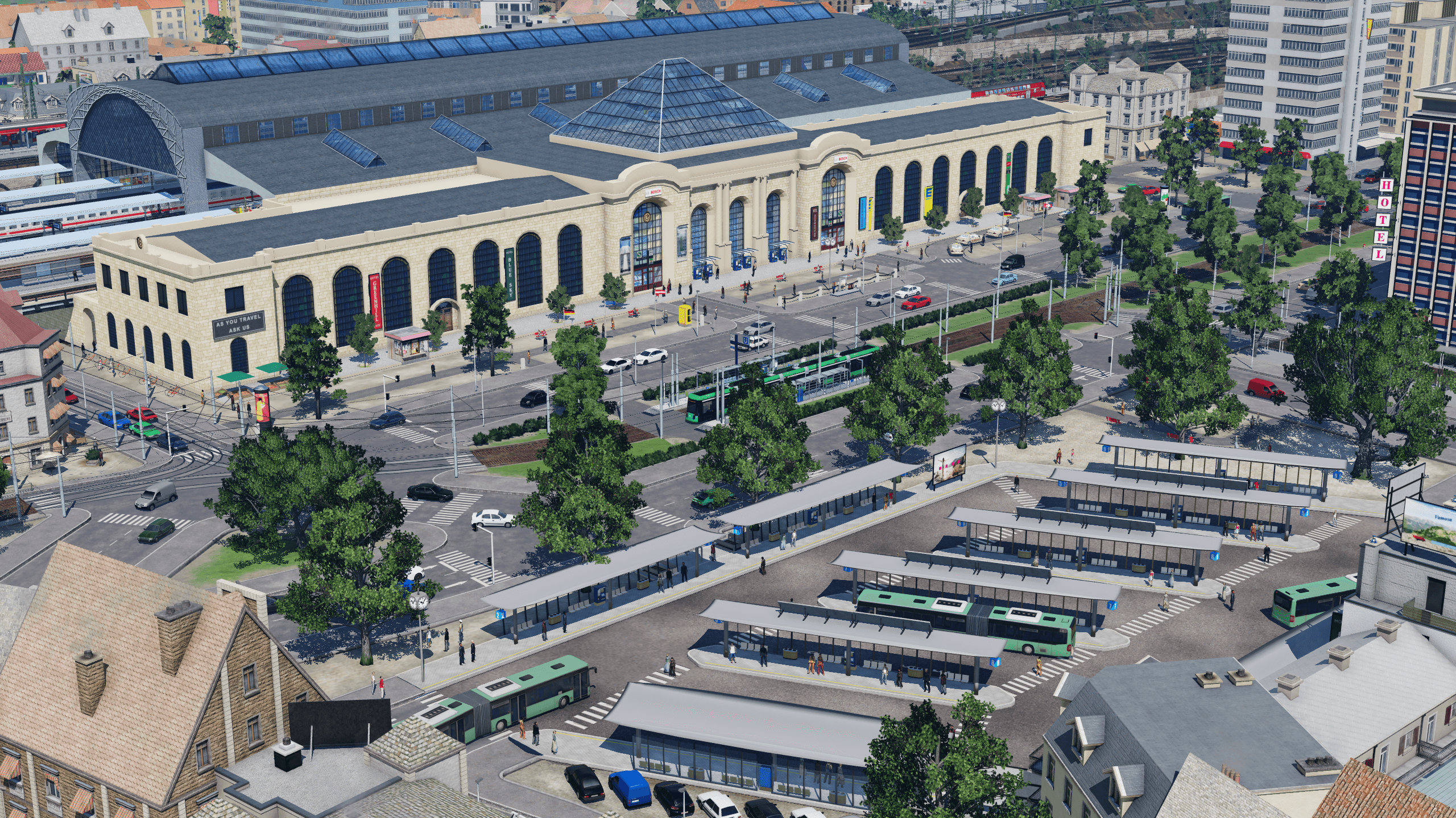 Bahnhofsvorplatz & ZOB