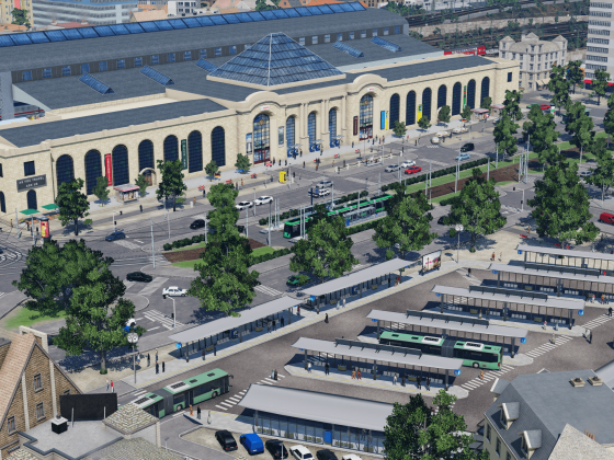 Bahnhofsvorplatz & ZOB