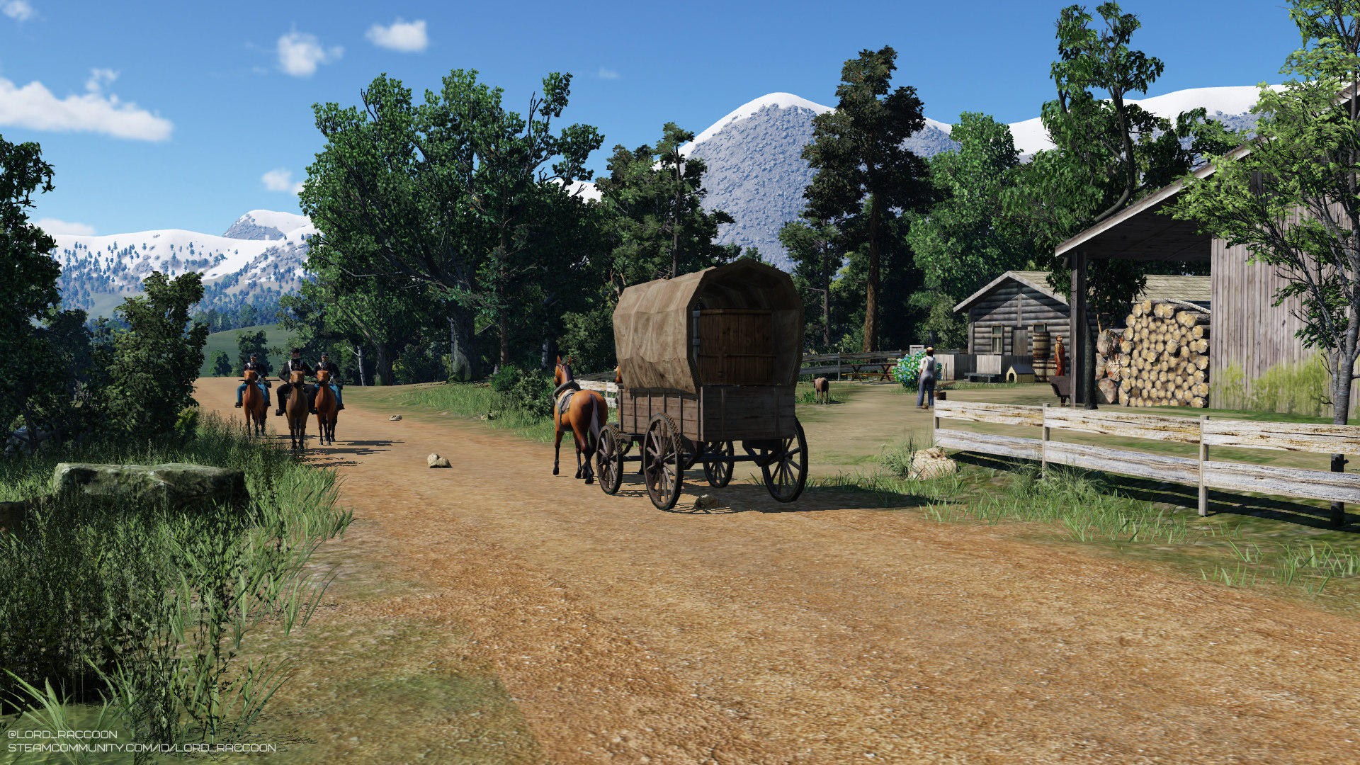 Countryroad in 1850s USA #1