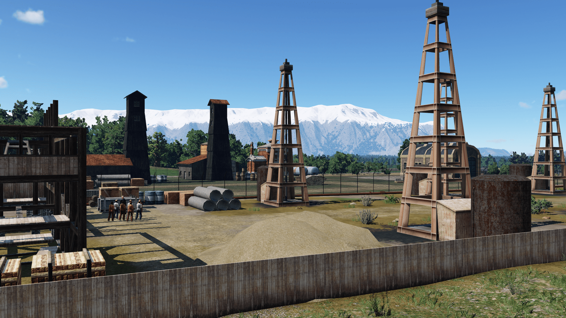 Oil extraction in 19th century USA #1