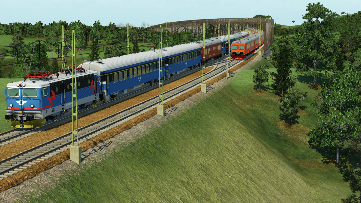 Swedish Intercity and Regional train