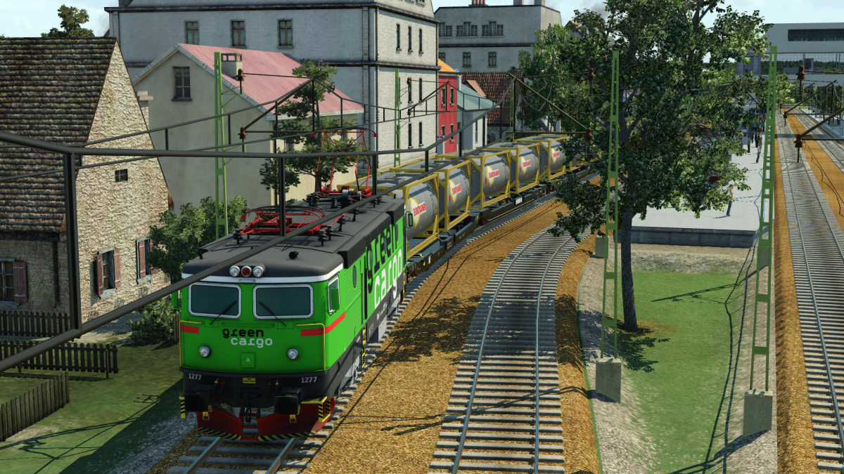 Green Cargo Intermodal Train