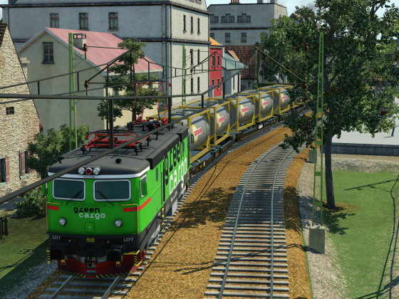 Green Cargo Intermodal Train