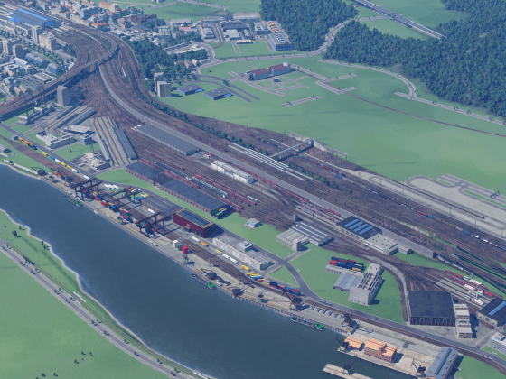 (WIP) Hauptbetriebswerk & Güterbahnhof