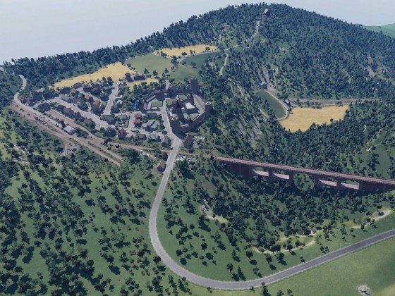 Übersicht Schmalspurbahn Binsdorf