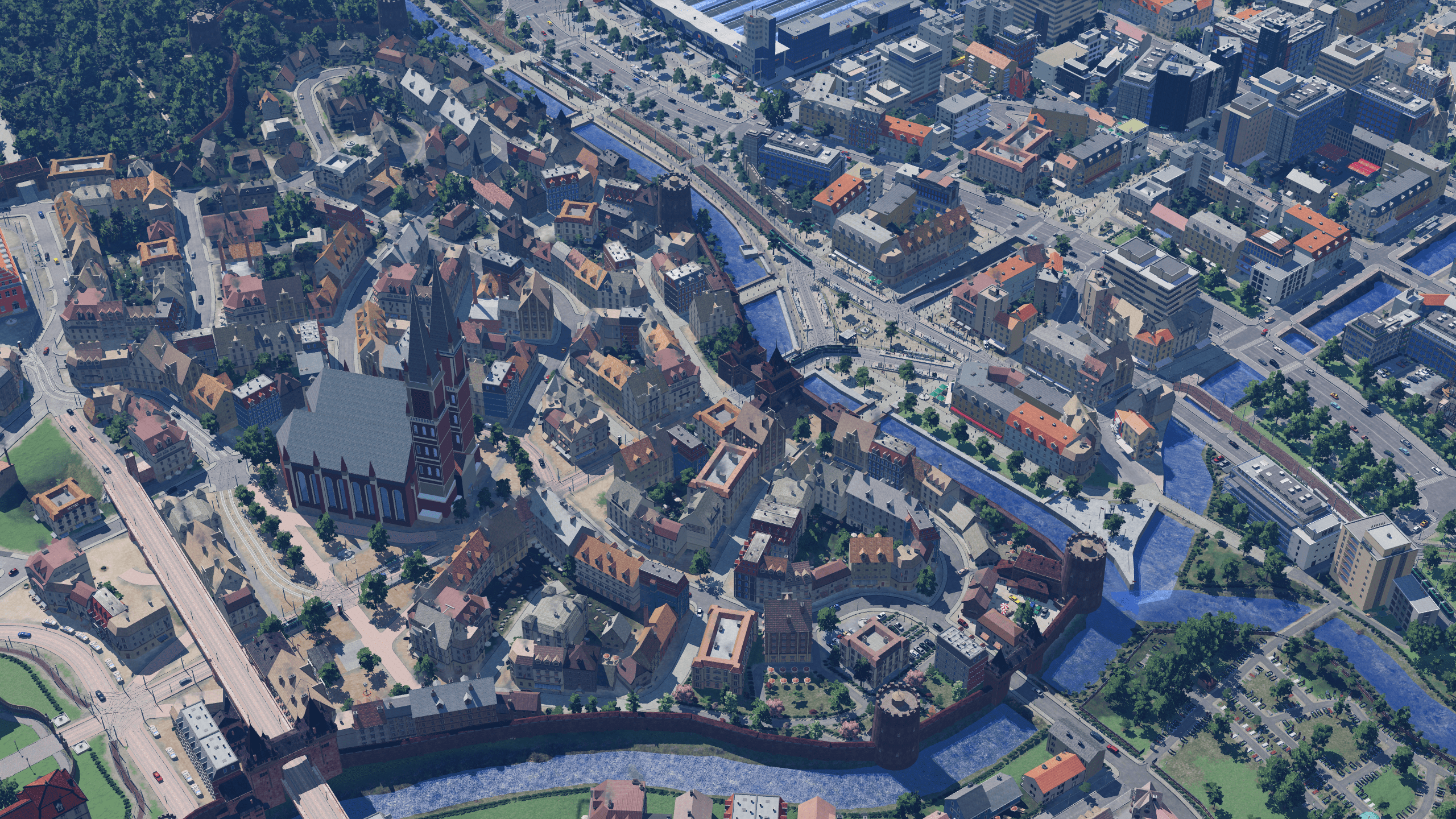 Altstadt von oben