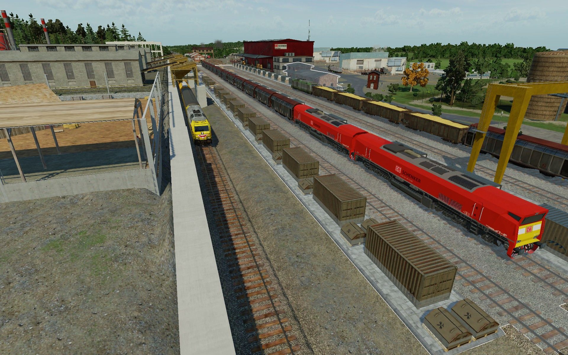 Vossloh 288 im Güterbahnhof