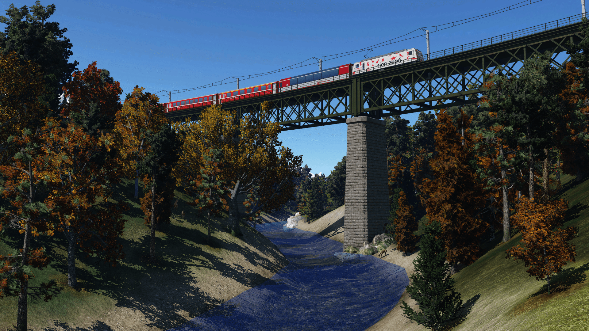 Herbstlicher Glacier Express