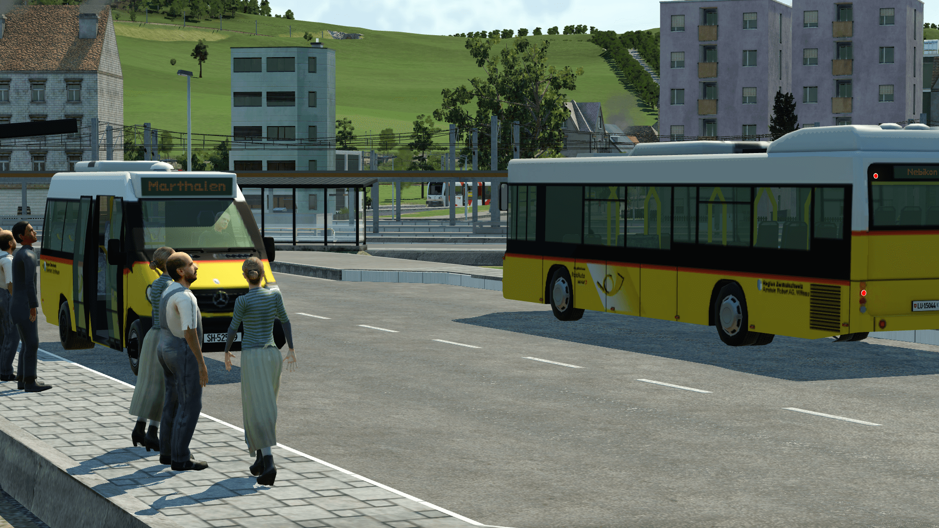 Kurze Pause am Bahnhof