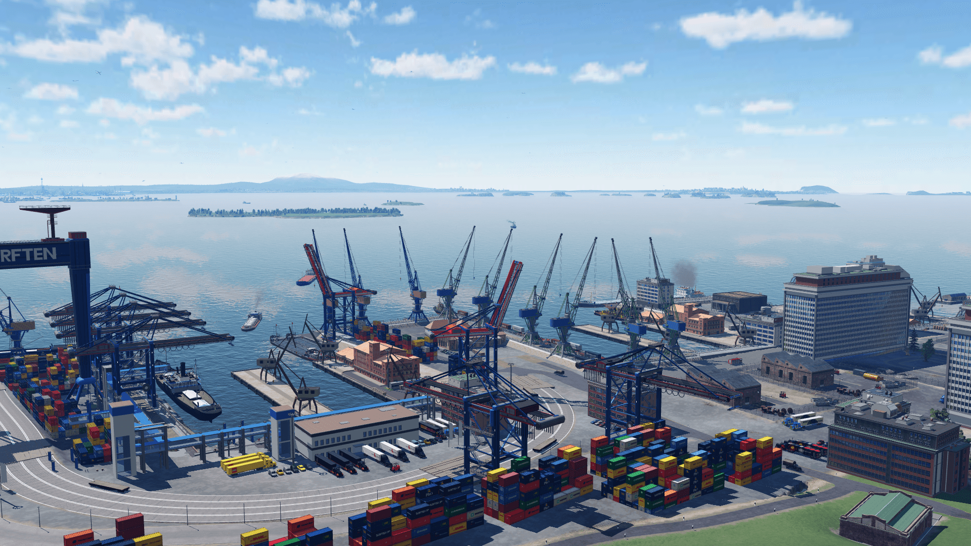 Hafen Rückansicht