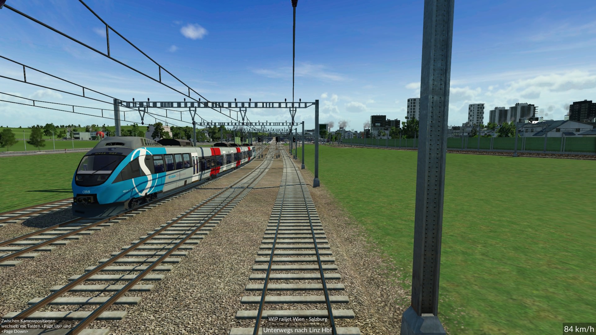 410m Doppel-railjet bei der Einfahrt in Linz Hbf (fiktiv)