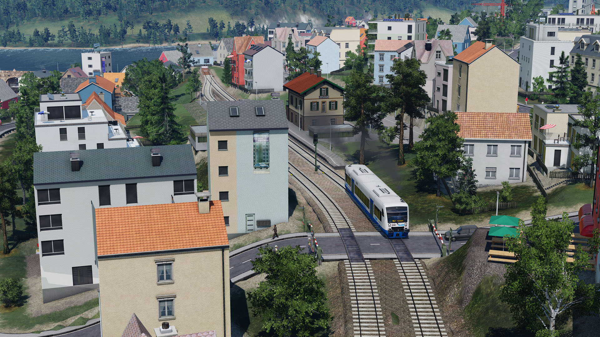 Letzte Meter vor Bahnhof Traben-Trarbach / Last meters before Traben-Trarbach station