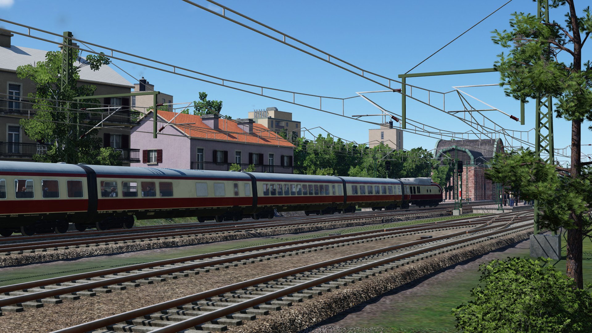 TEE im Bahnhof Münsingen