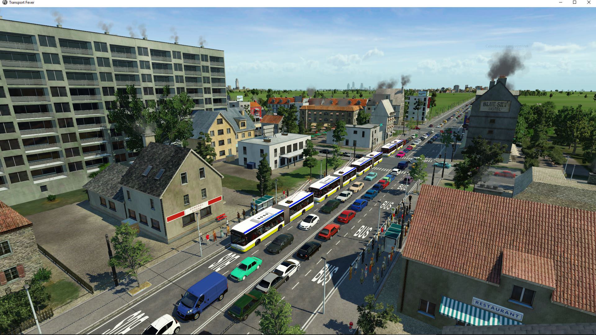 O-busser Stau in Marzahn